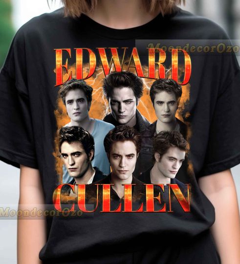 Vintage Edward Cullen Tshirt, Edward Cullen T-Shirt, Edward Cullen Shirt