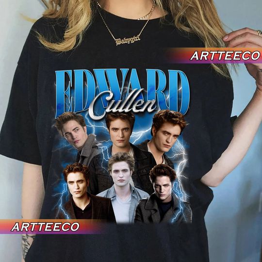 Vintage Edward Cullen Shirt, Edward Cullen T shirt, Edward Cullen Shirt