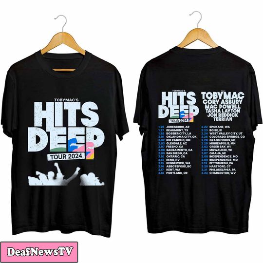 Hits Deep Tour 2024 Shirt, TobyMac Hits Deep 2024 Concert Shirt