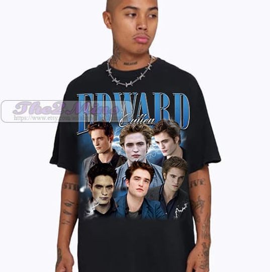 Vintage 90s Graphic Style Shirt, Edward Cullen Graphic Shirt