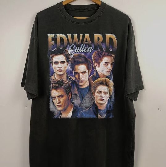 Vintage Edward Cullen T Shirt, Vintage 90s Bootleg Classic T-shirt