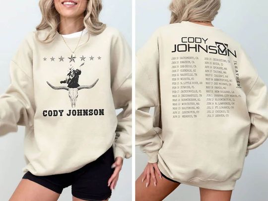 Cody Johnsonn Tour 2024 Shirt, Cody Johnsonn Sweatshirt
