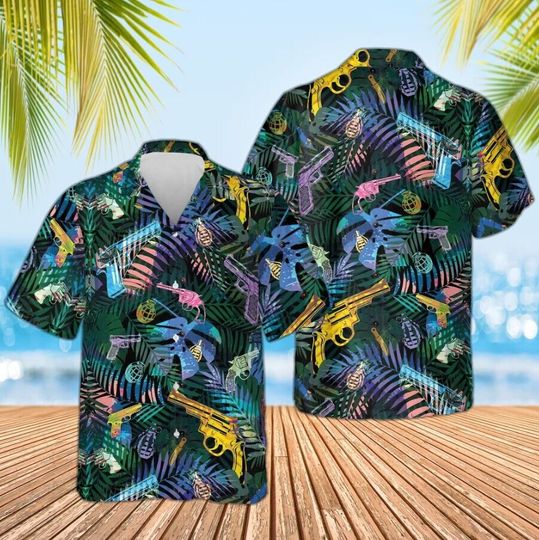 Tropical Hawaiian Shirt, Lovers Shirt Gift For Men