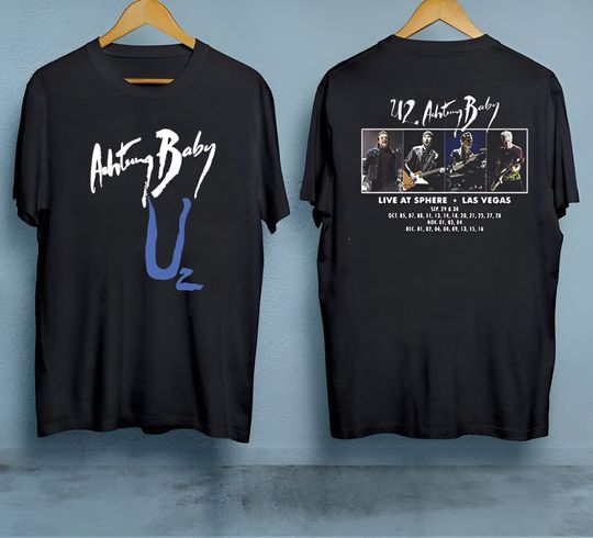 Achtung Baby Tour 2023 U2 Band Shirt, Achtung Baby Live