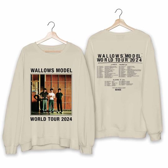 Wallows Model World Tour 2024 Shirt, Wallows Band Fan Sweatshirt