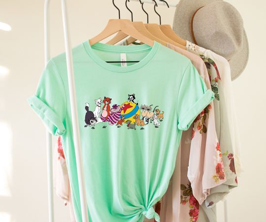 Disney Cats Shirt, Disney for Cat Lover Shirt