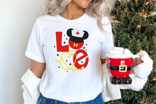 Disney Mickey Mouse Nurse Shirt