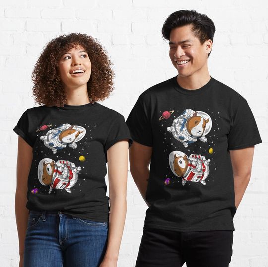 Guinea Pig Space Astronauts Classic T-Shirt