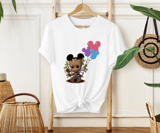 Disney Groot Mickey Mouse Ears Disney Shirt