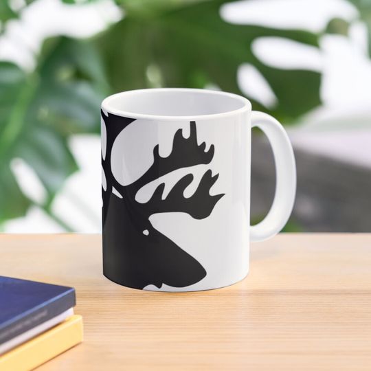 Caribou Coffee Mug, Animal Mug