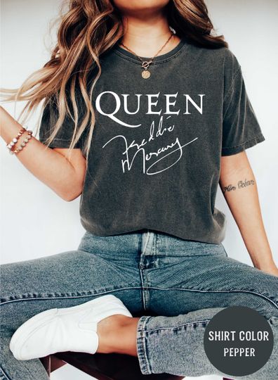 Freddie Mercury Shirt | Queen Band T-Shirt | Rock Band | 80S Nostalgia Vintage Queen Tshirt | Queen Band Shirt