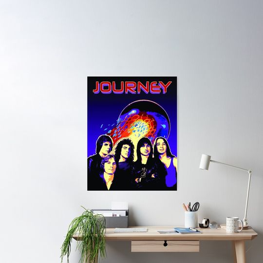 journey band sketch tour abuabu Poster