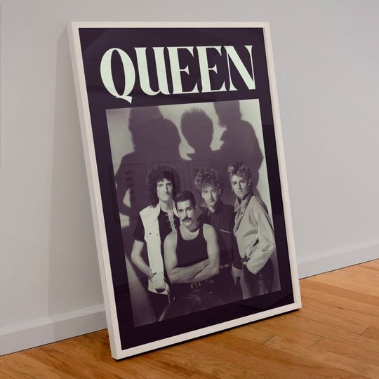 Queen Band Poster | Photo Print | Freddie Mercury Print