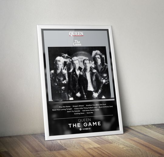 Queen Poster | The Game Poster | Album Poster Print
