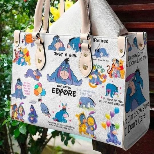 Winnie The Pooh Eeyore Leather Handbag