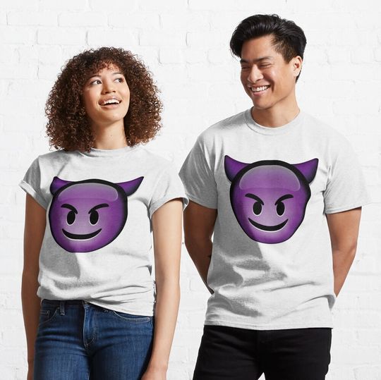 Devil Emoji Unisex Classic T-Shirt