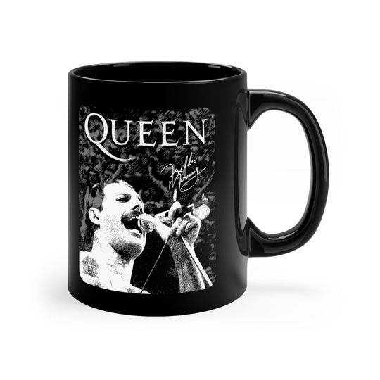 Queen Freddie Mercury Mug - Iconic Rock Band Coffee Mug
