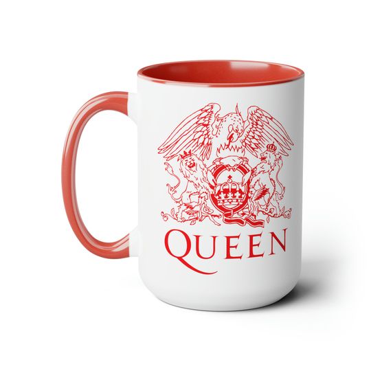 Queen band coffee mug, Freddie Mercury mug, Bohemian Rhapsody concert tour gift