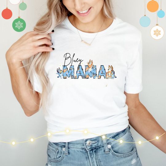 MAMA BlueyDad Shirt | BlueyDad Dog Shirt