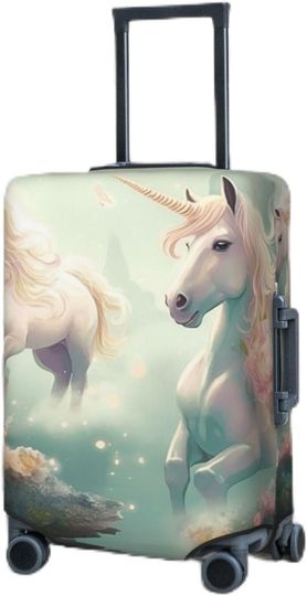 Travel Luggage Cover Elastic Suitcase Cover, Unicorns Luggage Covers