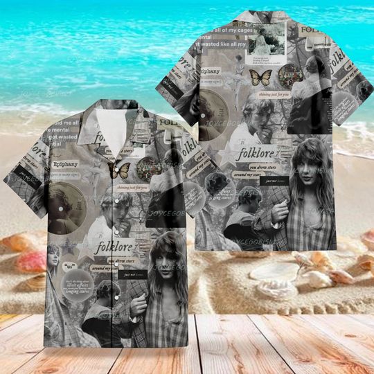 Taylor Lover Eras Tour Hawaiian Shirt, Taylor Button Shirt