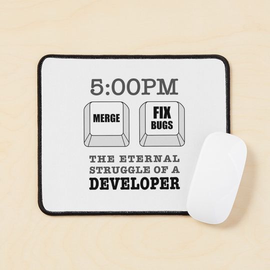 Developer Struggles Meme Mouse Pad