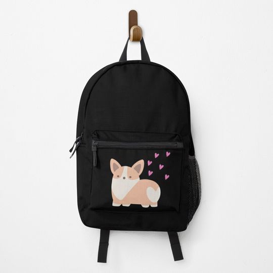 Fluffy Cute Corgi Butt Backpack