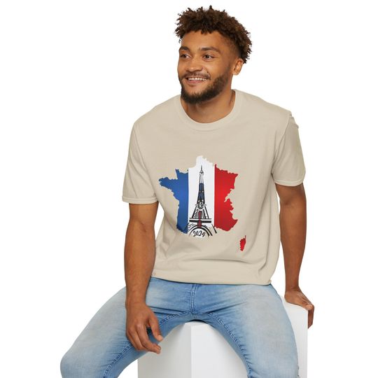 Paris Summer 2024 Unique Trendy Unisex Softstyle T-Shirt