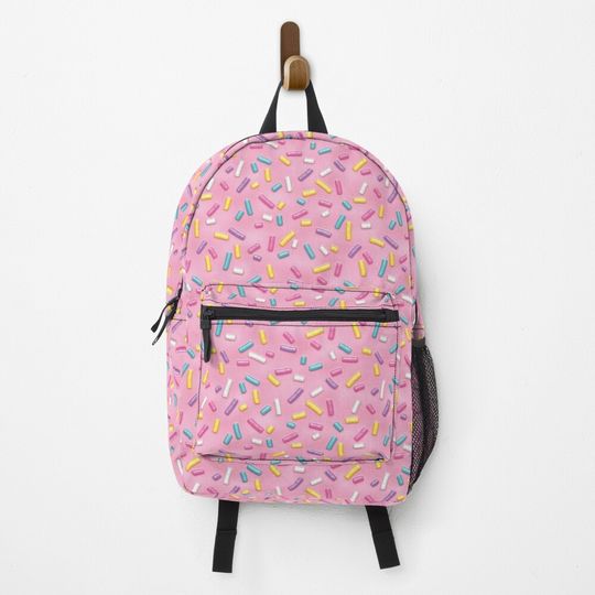 Sweet Sweet Pink Donut Sprinkles Backpack