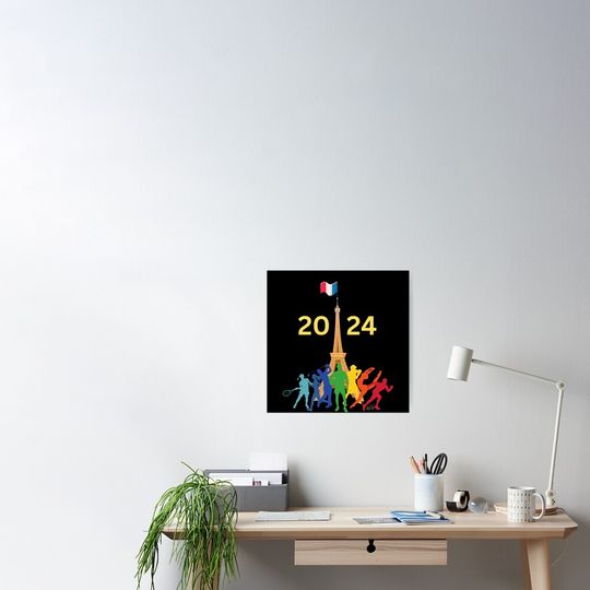 Paris 2024 year of the games Poster