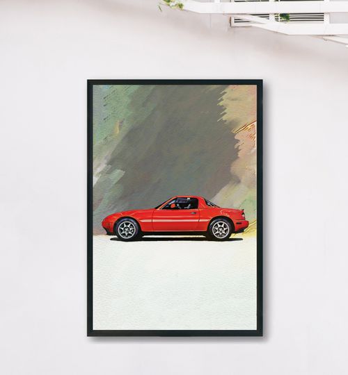 Mazda Miata NA Car Poster
