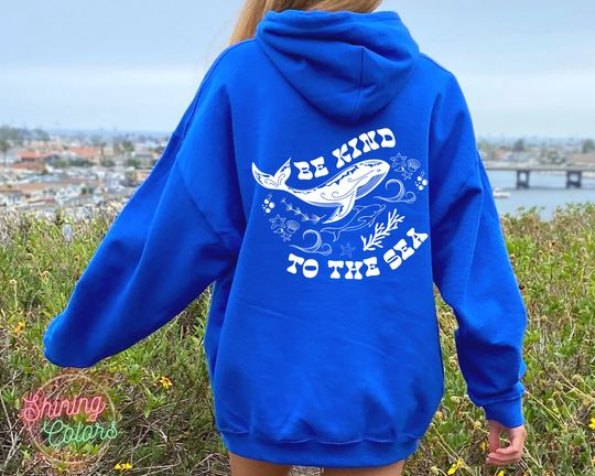 Be Kind To The Sea Hoodie, Respect The Locals Shark Hoodie
