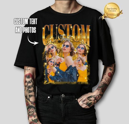 Custom Bootleg Rap Tee, custom photo shirt, custom bootleg shirt