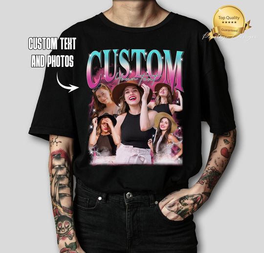 Custom Bootleg Rap Tee, custom bootleg shirt, custom photo shirt