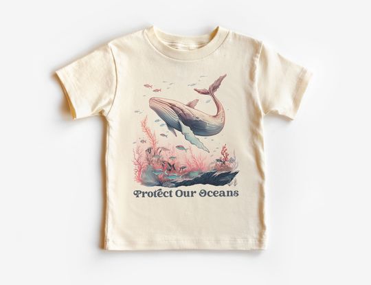 Humpback Whale Shirt - Cute Ocean Aesthetic - Protect Our Oceans Shirt