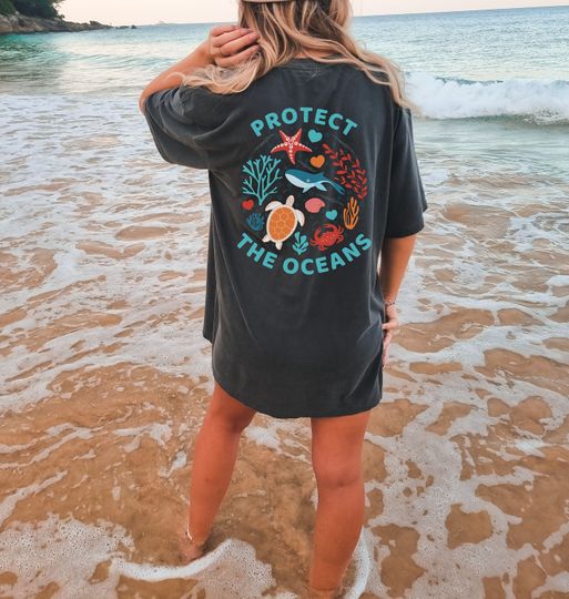 Protect The Oceans Shirt, Ocean Lover Gift, Save The Oceans