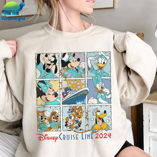 Vintage Disneyland Cruise Line 2024 Sweatshirt
