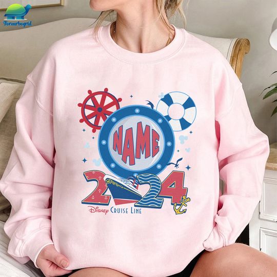 Personalized Disneyland Cruise Line 2024 Sweatshirt