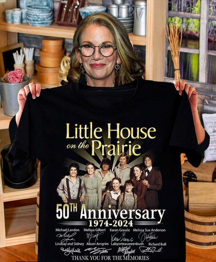 Little House on The Prairie 50th Anniversary 1974 2024 Signatures Shirt