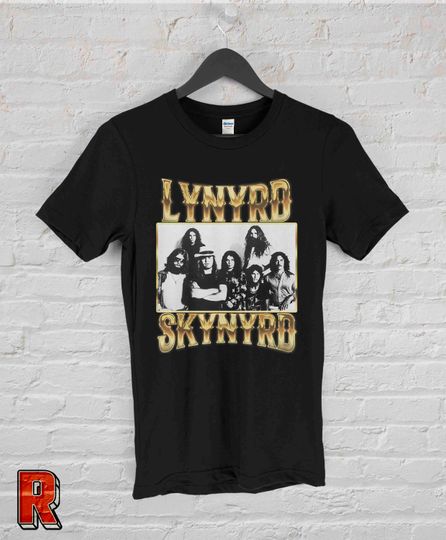 Lynyrd Skynyrd Shirt American Rock Music Band Ronnie