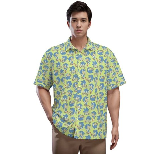 Sonic the Hedgehog Hawaiian Shirt, Sonic Summer Shirt