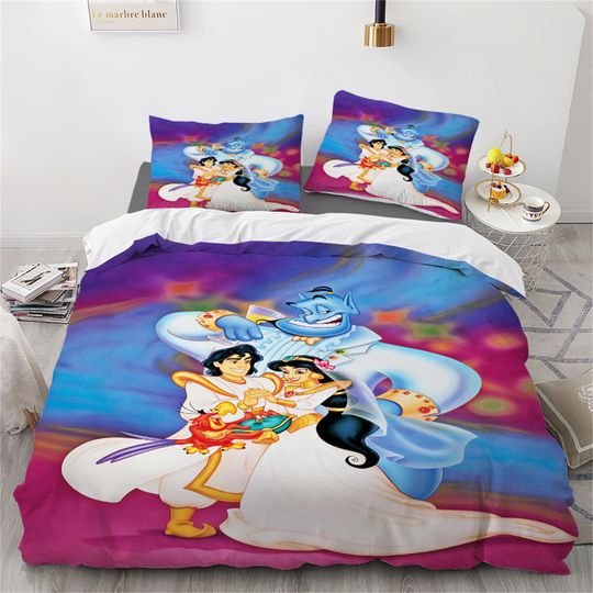Princess Jasmine Bedding Set, Aladdin Bedding Set, Bedding Set