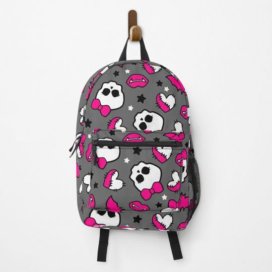 Monster High Skullette Pattern Backpack