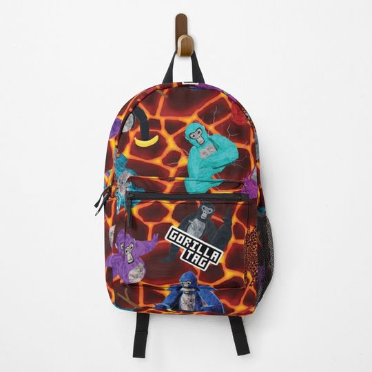 Gorilla Tag Lava Monke Party Backpack