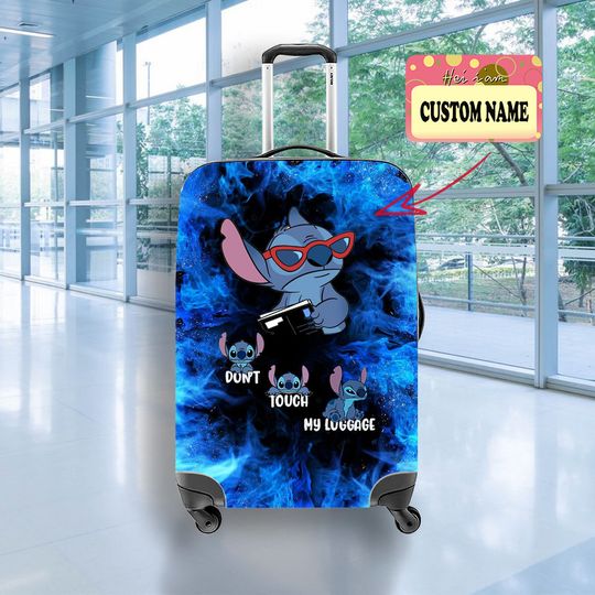 Personalize Stitch Travel Luggage Cover