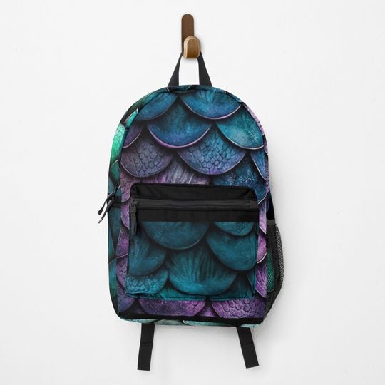 Mermaid scales Background Backpack