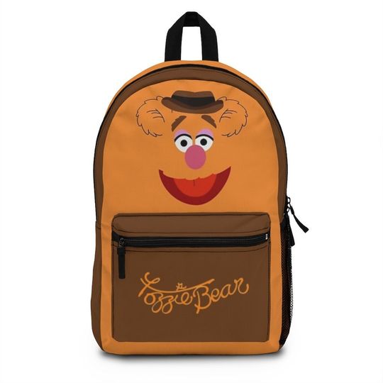 Muppets Fozzie Bear Backpack, Muppets Backpack, Fozzie Bear Bag, Muppets Gift, School Backpack, Muppets Bag, Fozzie Backpack, Retro Backpack