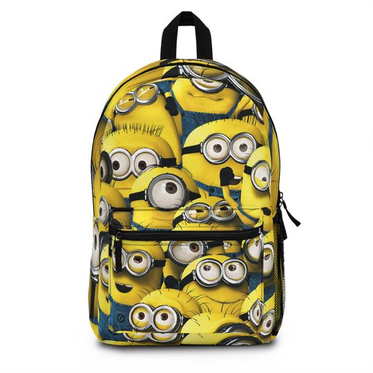 Cute Minion Backpack for Kids: Adorable Print for on the go Fun