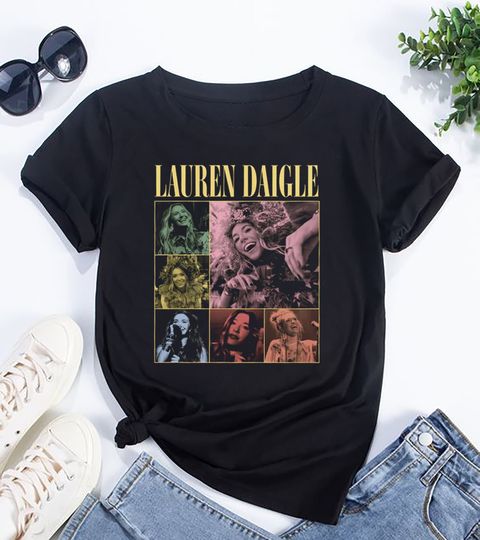 Vintage Lauren Daigle T-Shirt, Lauren Daigle The Kaleidoscope Tour 2024