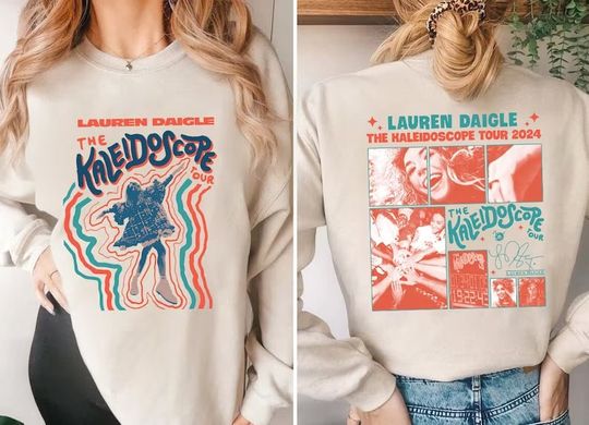 Lauren Daigle The Kaleidoscope Tour 2024 Shirt, Lauren Daigle 2024 Concert Sweatshirt